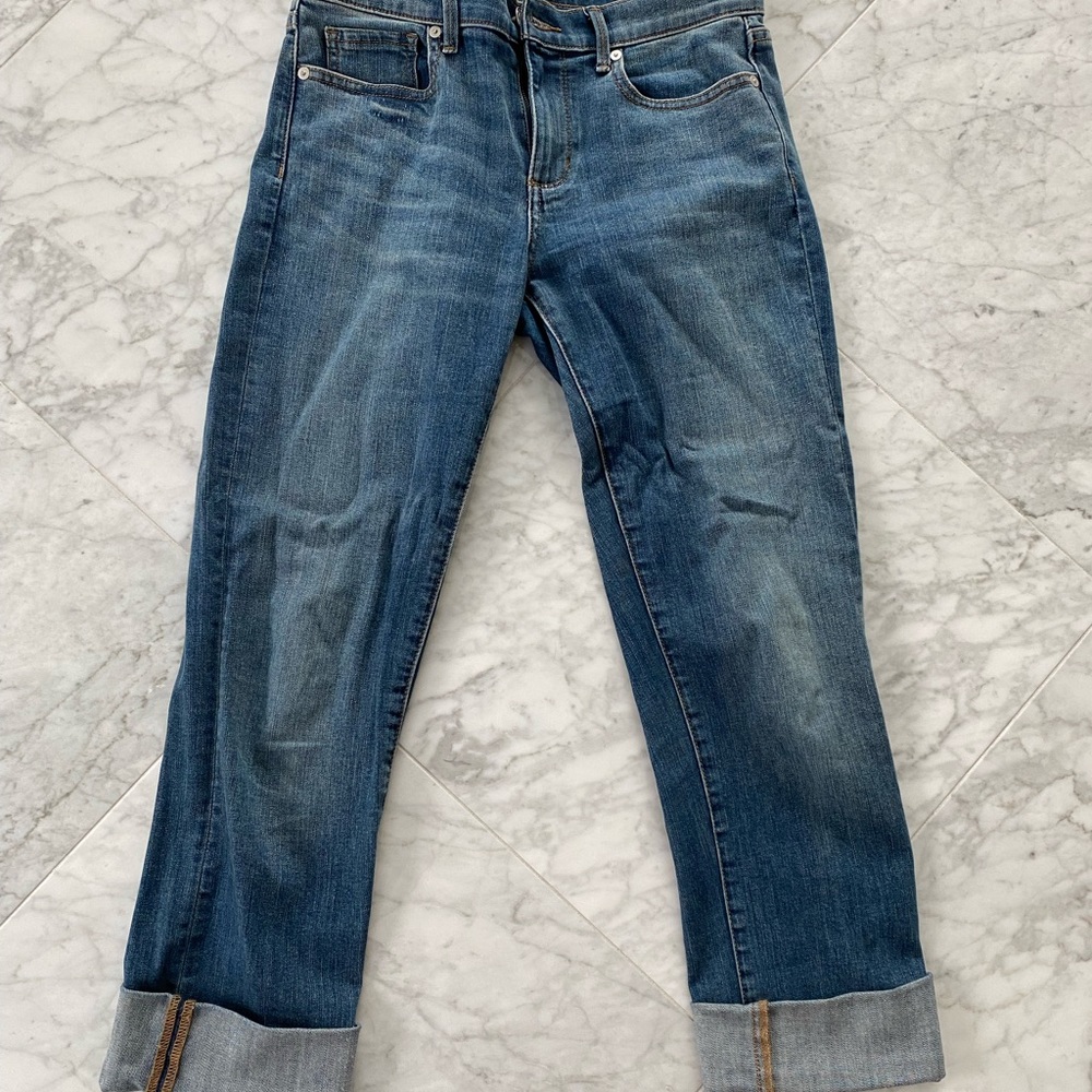 Banana Republic cropped Girlfriend jeans size 27